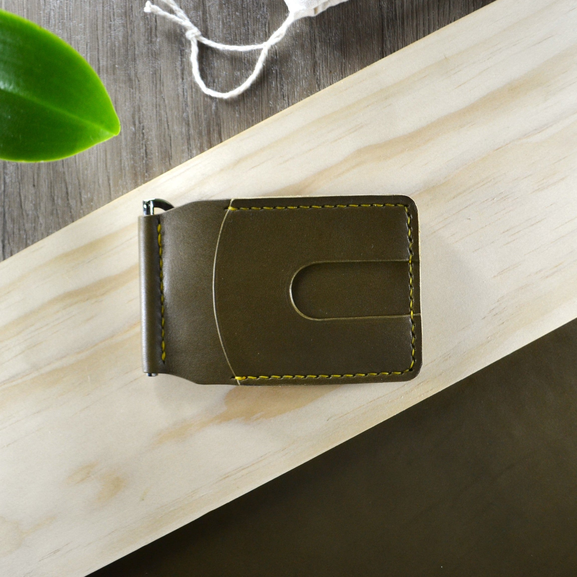 QUICKCLIP BIFOLD - OLIVE – Greenleaf Leather